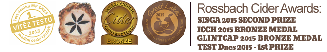 GLINTCAP 2015 Bronze Award - Rossbach Cider Medium